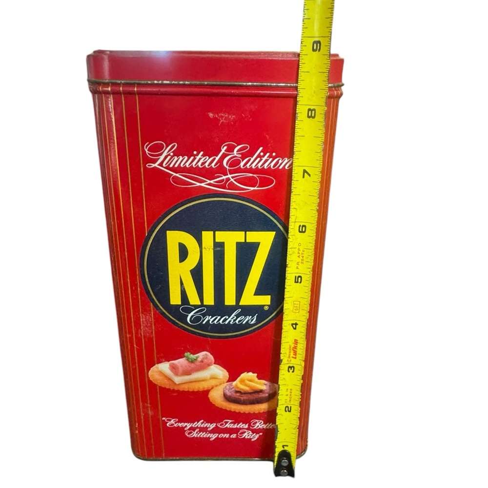 Limited Edition Ritz Cracker Red Storage Tin - Picture 9 of 9